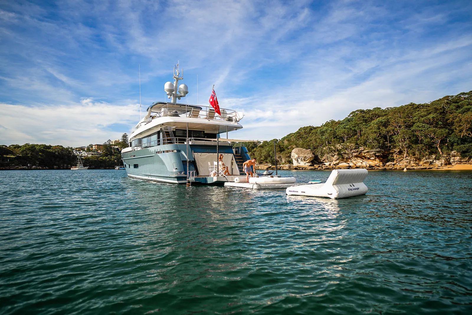 M/Y Belle, Aquabana ocean pool